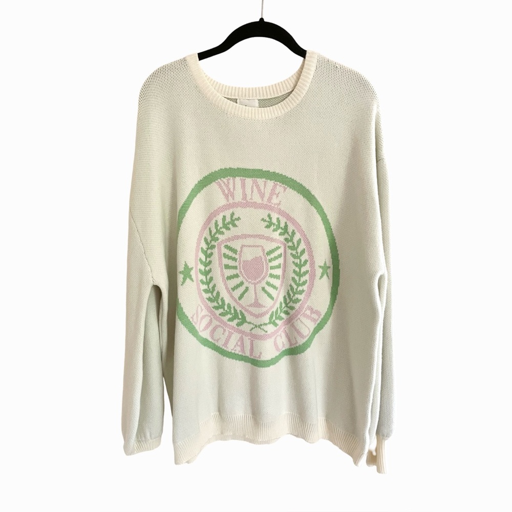 Vici | NWOT Wine Social Club Crewneck Sweater